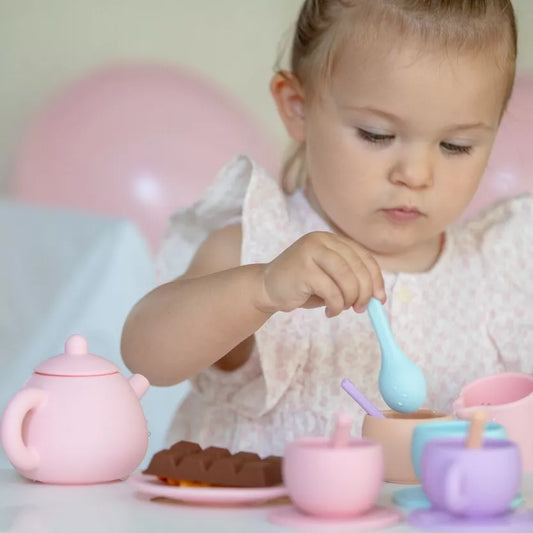 Pretend Play Silicone Tea Set