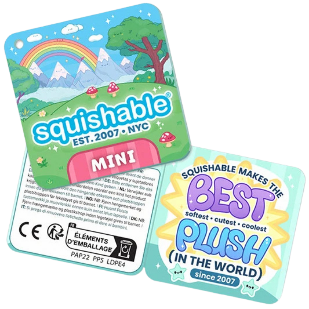 Mini Squishable Blue Baby Octopus