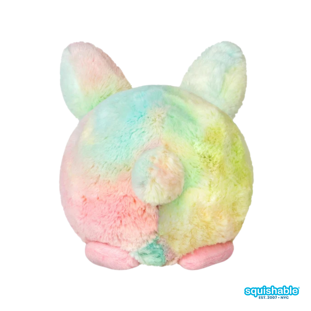 Squishable® Snacker Tie Dye Fluffy Bunny
