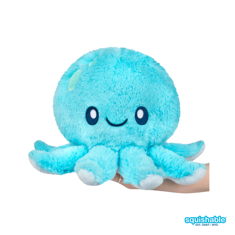 Mini Squishable Blue Baby Octopus