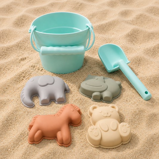 Silicone Beach Set - Safari Animals