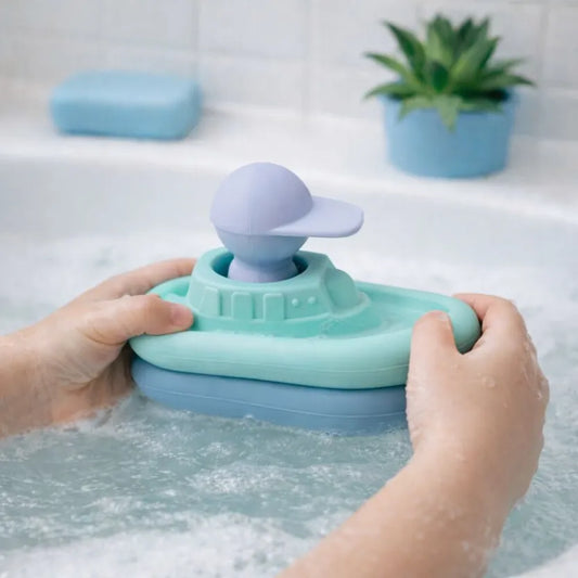 Silicone Bath Toys - Boats & Captain