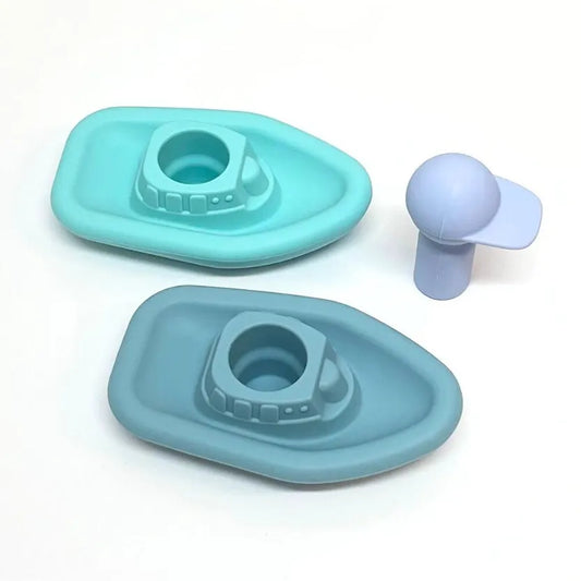 Silicone Bath Toys - Boats & Captain