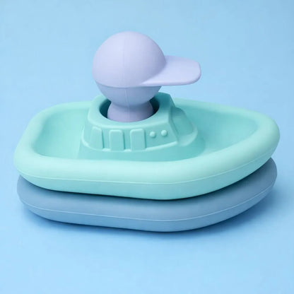Silicone Bath Toys - Boats & Captain