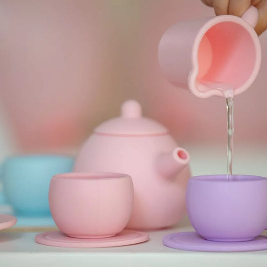 Pretend Play Silicone Tea Set