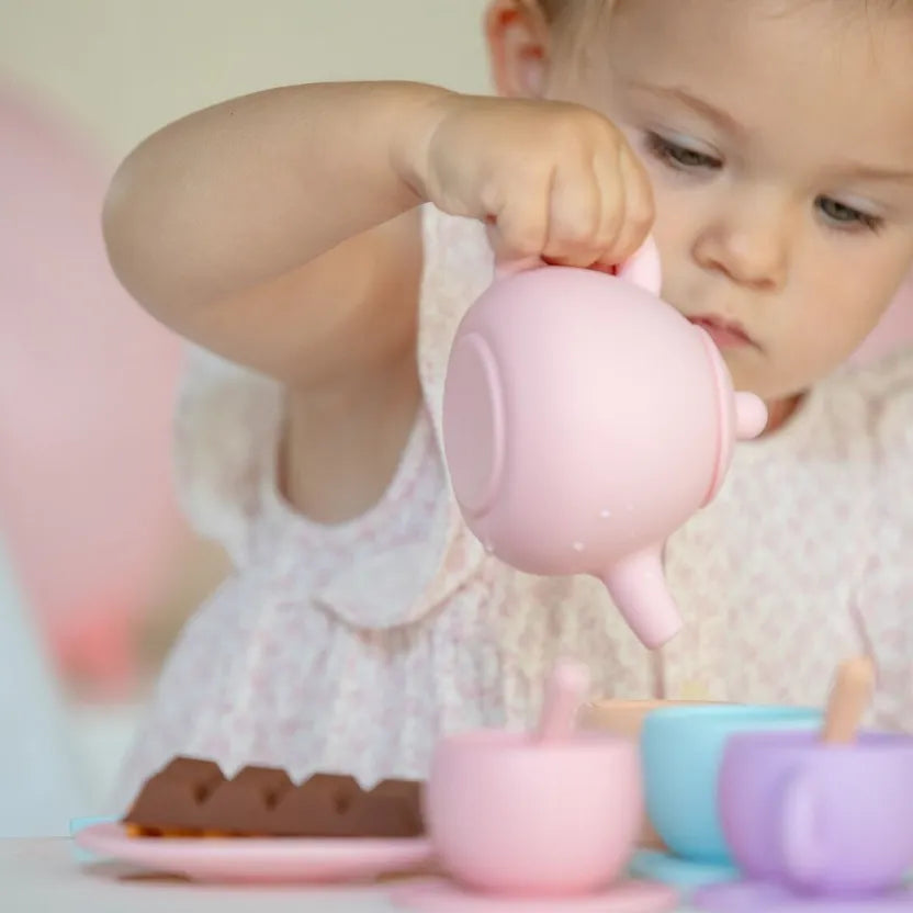 Pretend Play Silicone Tea Set
