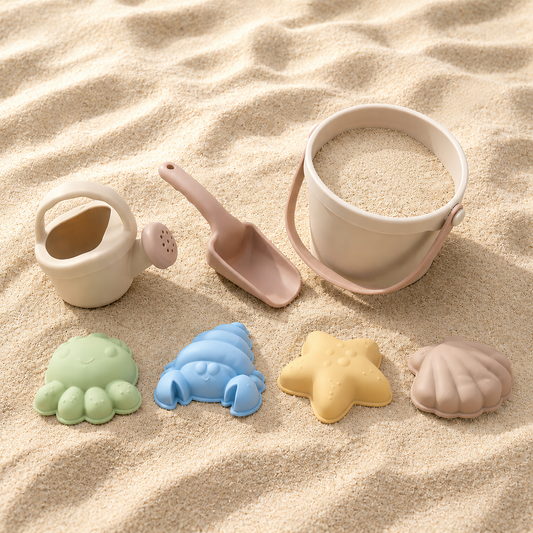 Silicone Beach Set - Beige
